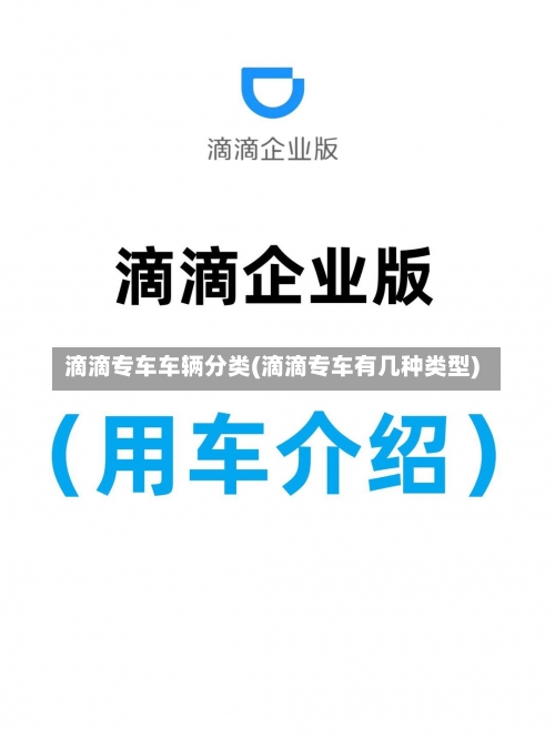 滴滴专车车辆分类(滴滴专车有几种类型)-第1张图片