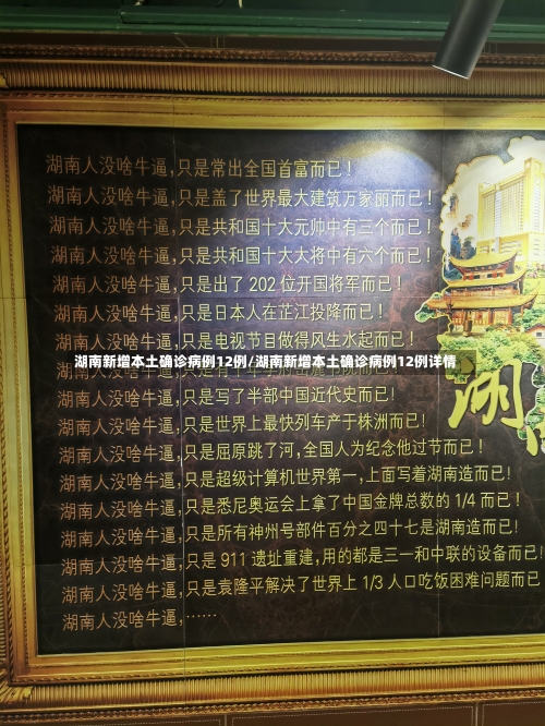 湖南新增本土确诊病例12例/湖南新增本土确诊病例12例详情-第1张图片
