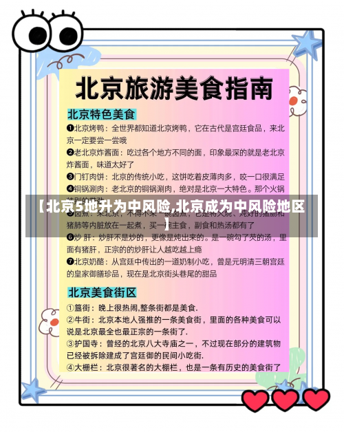 【北京5地升为中风险,北京成为中风险地区】-第2张图片