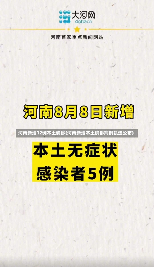 河南新增12例本土确诊(河南新增本土确诊病例轨迹公布)-第2张图片