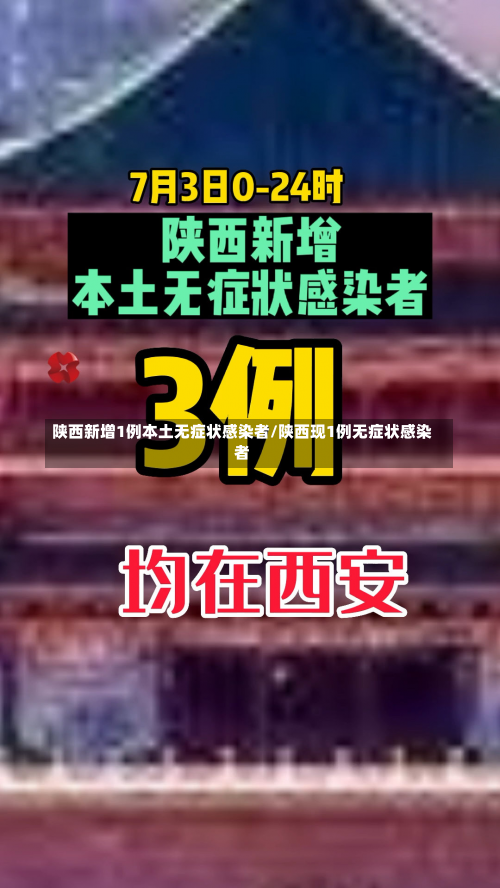 陕西新增1例本土无症状感染者/陕西现1例无症状感染者-第1张图片