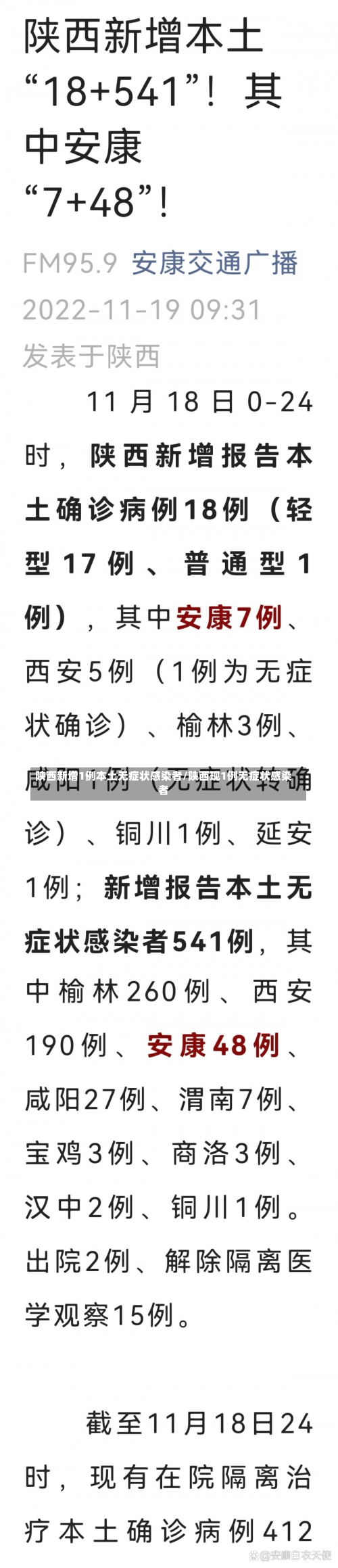 陕西新增1例本土无症状感染者/陕西现1例无症状感染者-第3张图片