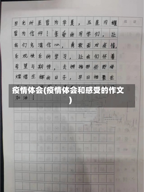 疫情体会(疫情体会和感受的作文)-第1张图片