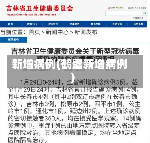 新增病例(鹤壁新增病例)-第3张图片
