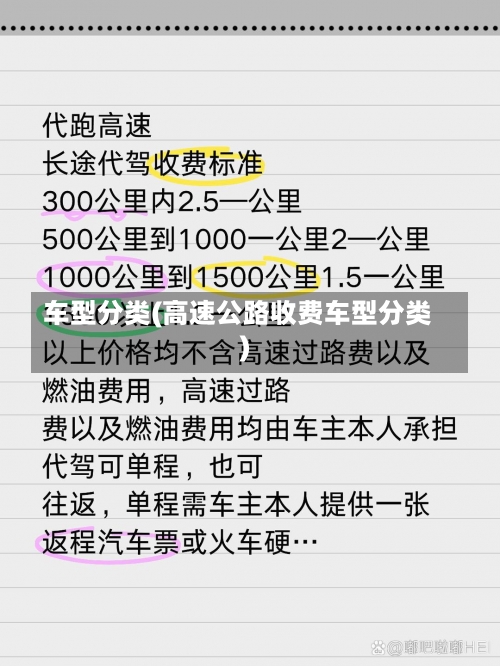 车型分类(高速公路收费车型分类)-第1张图片