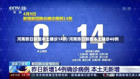 河南昨日新增本土确诊14例/河南昨日新增本土确诊40例-第3张图片