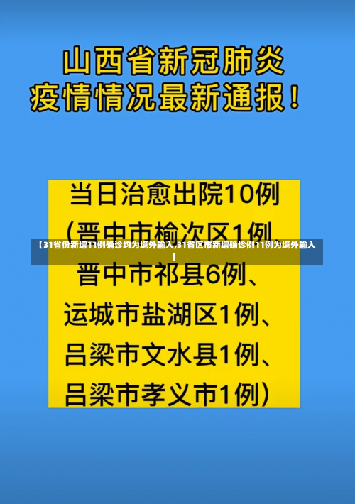 【31省份新增11例确诊均为境外输入,31省区市新增确诊例11例为境外输入】-第3张图片